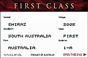 R Wines 2006 Shiraz First Class